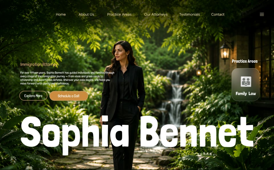 Law Firm Website project