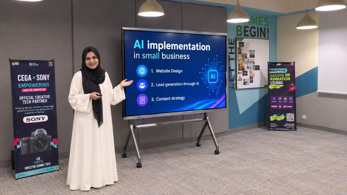 Presenting AI implementation in small business: website design, lead generation and content strategy